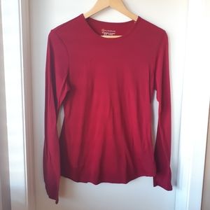 Cranberry Merino Wool Base Layer - S